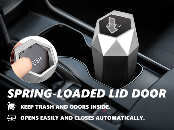 Mini Car Auto Trash Can
