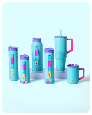 Elemental insulated bottles, tumblers, and mugs for everyday hydration and on-the-go use.