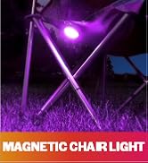 chairbrightz magnetic chair light clip-on chair light camping chair light outdoor chair light