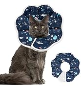 Depets Cat Cone Collar Soft, Adjustable Lightweight Cat Recovery Collar to Stop Licking, Waterpro...