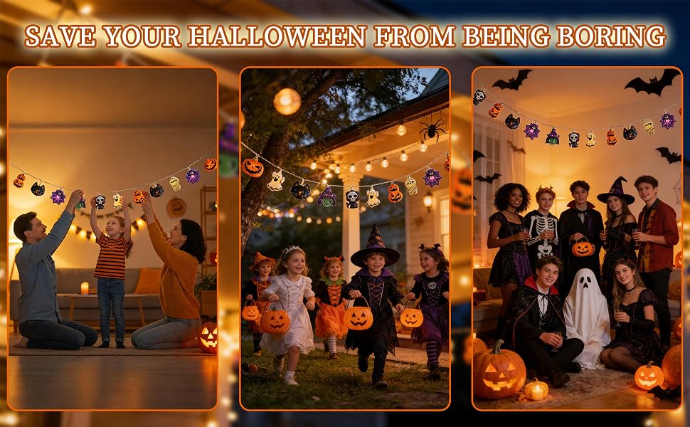 pumpkin Halloween lights