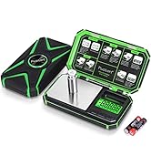 Fuzion TU-X Digital Gram Scale, 200g/0.01g Pocket Herb Scale with 6 Units for Personal Hobbies, S...