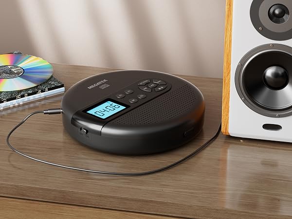 Portable CD Player with Line Out Connection