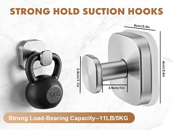 Suction Cup Hooks for Shower