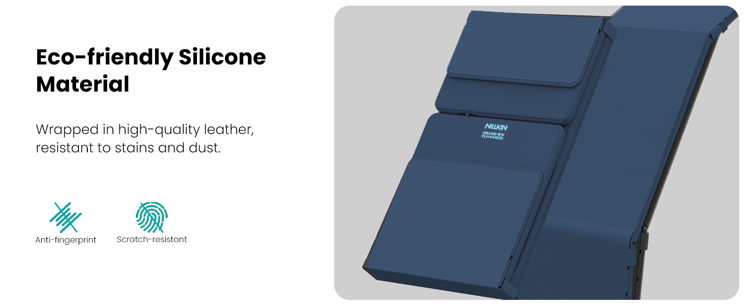 Wrapped in high-quality leather, resistant to stains and dust.