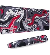 Large Gaming Mouse Pad Fluid, Big Desk Mat for Keyboard and Mouse, Full Desk Pad for Office Compu...
