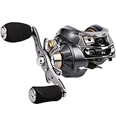 Sougayilang Baitcasting Fishing Reel, 11+1 Shielded Bearings, 18LB Carbon Fibre Drag, 7.0:1 Baitc...