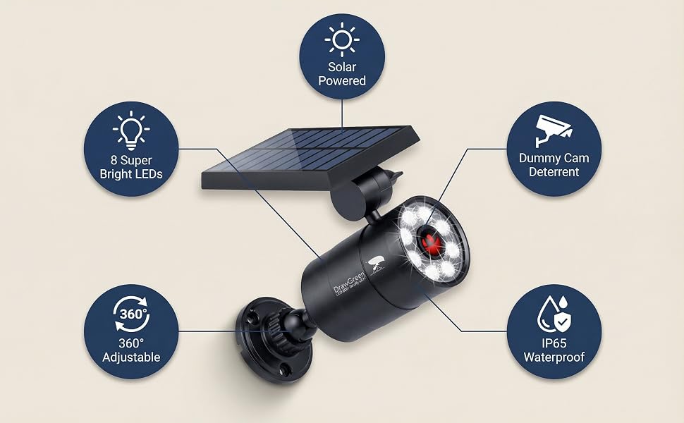 Aluminum Outdoor Solar Flood Spot Lights