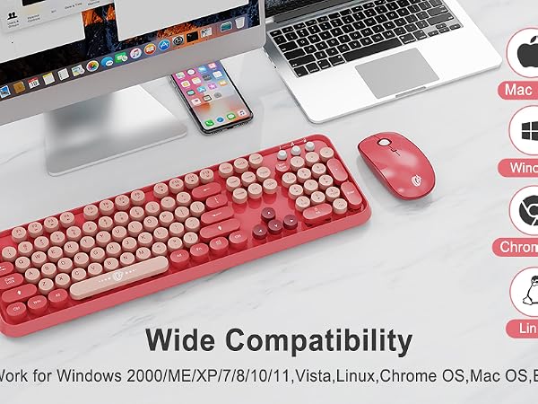 Wireless Keyboard and Mouse Combo