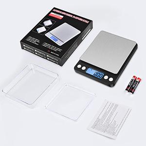 a digital scale with a digital display