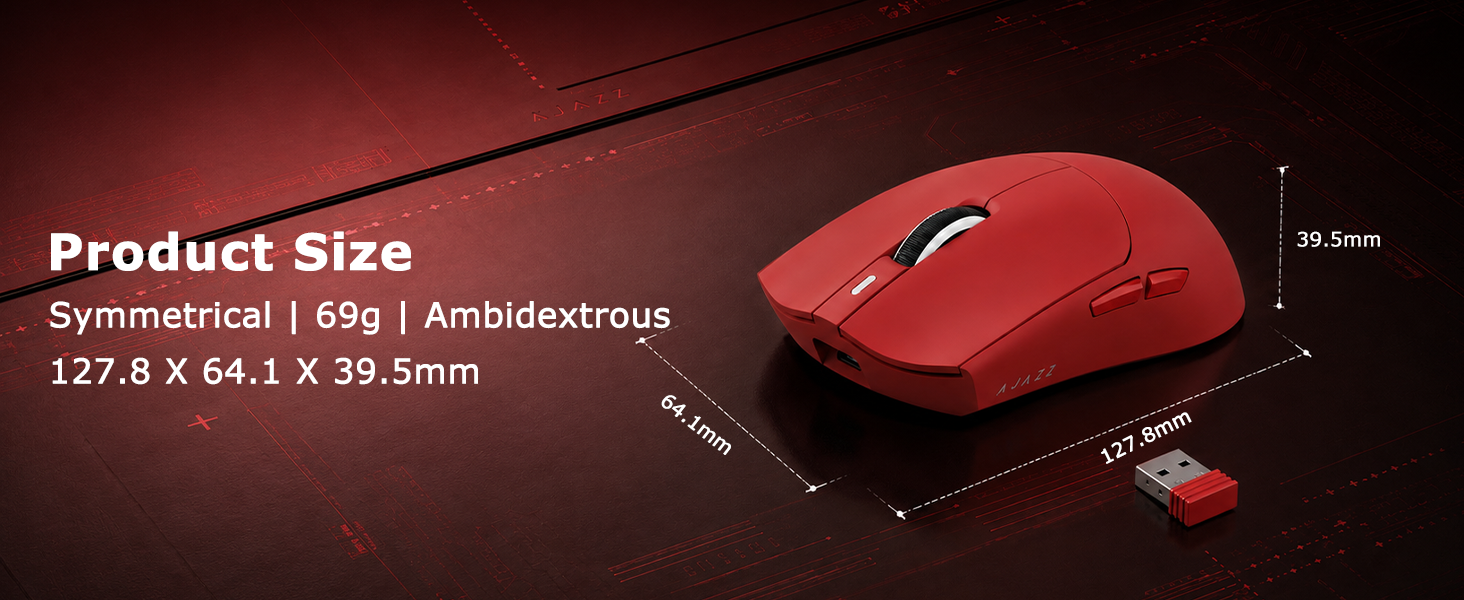 ambidextrous gaming mouse