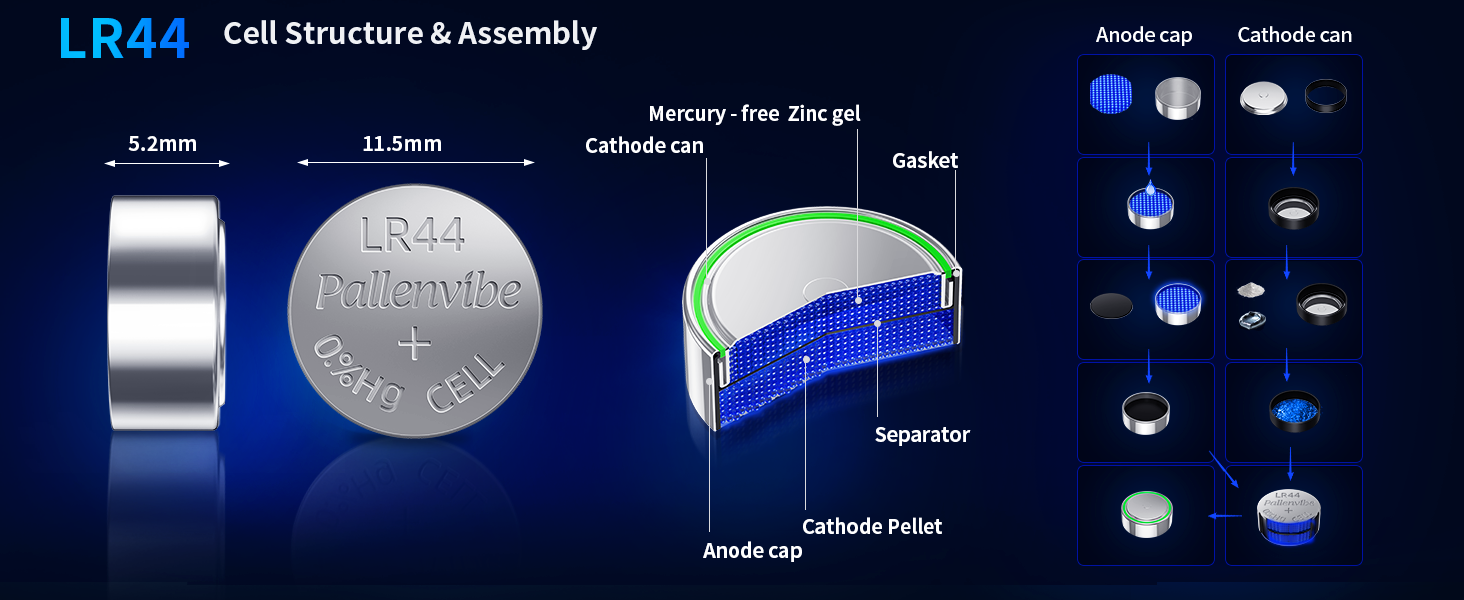 ag13 batteries a76 button cell batteries