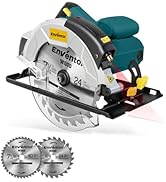 Enventor 7-1/4-Inch Circular Saw, 10A Pure Copper Motor Electric Circular Saws with Laser Guide, ...
