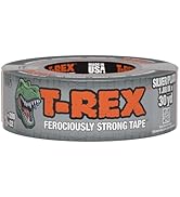 T-REX Tape Heavy Duty Duct Tape with UV Resistant & Waterproof Backing for Ferociously Strong Rep...