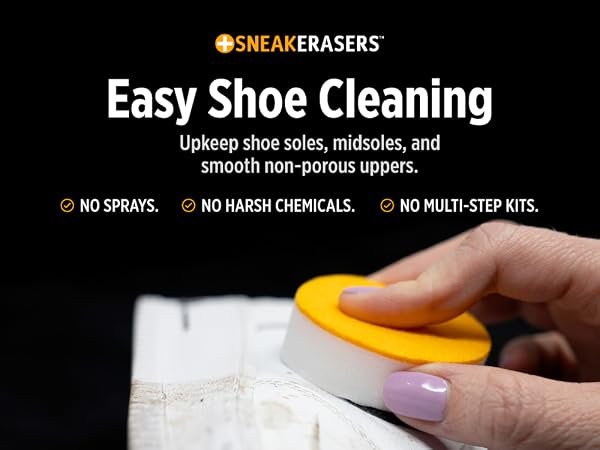 Easy shoe cleaning sponge