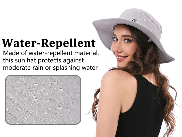 Built with water-repellent material for moderate rain or splashes, defends against light drizzles
