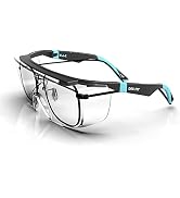 DEX FIT Safety Work Over Glasses SG210 OTG; Z87 Eye Protection for Men & Women, Fog & Scratch Res...