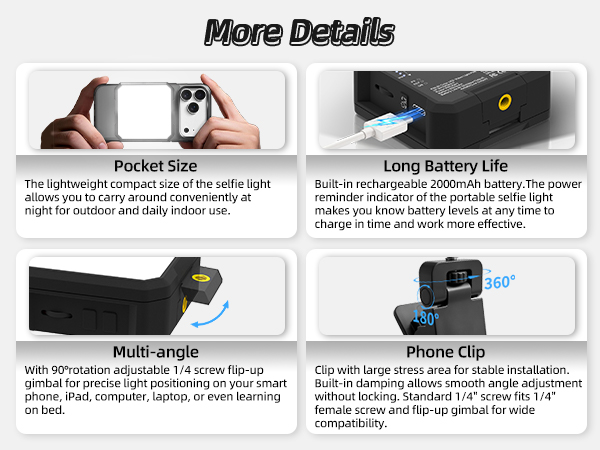Ailight Magnetic Selfie Light for Phone