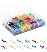 Colored Thumb Tacks Push Pins - Coideal 600 Pack Multicolor Map Pins for Cork Bulletin Board (12 ...