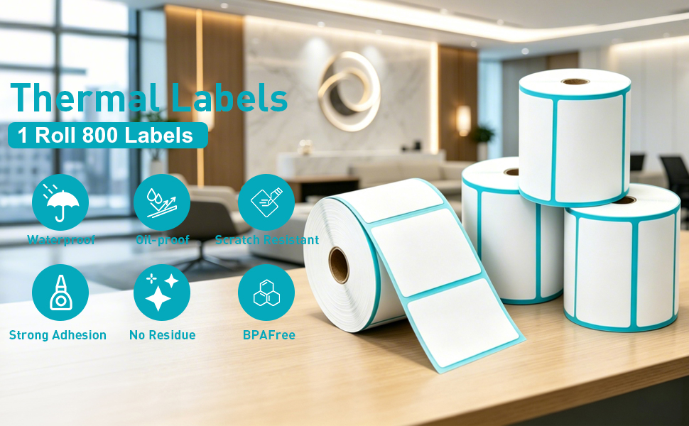 50x30mm thermal labels