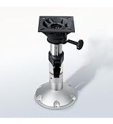 Manumarine Aluminum Adjustable Height Locking Boat Seat Pedestals 13 to 18 Inches for Boat Seats(...
