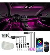 Car Interior Led Kit, WEBUPAR Car Accessories 10 in 1 Ambient Lighting Kits with APP Control, 315...