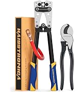 haisstronica Battery Terminals Crimping Tool with Cable Cutters