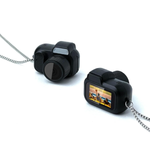 retro camera mini keychain