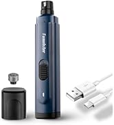 Fumeister Pet Nail Grinder for Dogs - Quiet 2-Speed Type-C Rechargeable Dog Nail Trimmer, Low Noi...