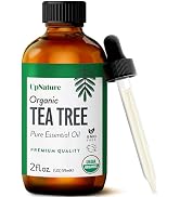 UpNature Tea Tree Oil - 100% Pure USDA Certified Organic Tea Tree Essential Oils for Skin, Hair, ...