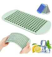 Home Breeze Silicone Mini Ice Cube Tray, 160 Nugget Ice Cube Molds Easy Release Small Ice Cube fo...