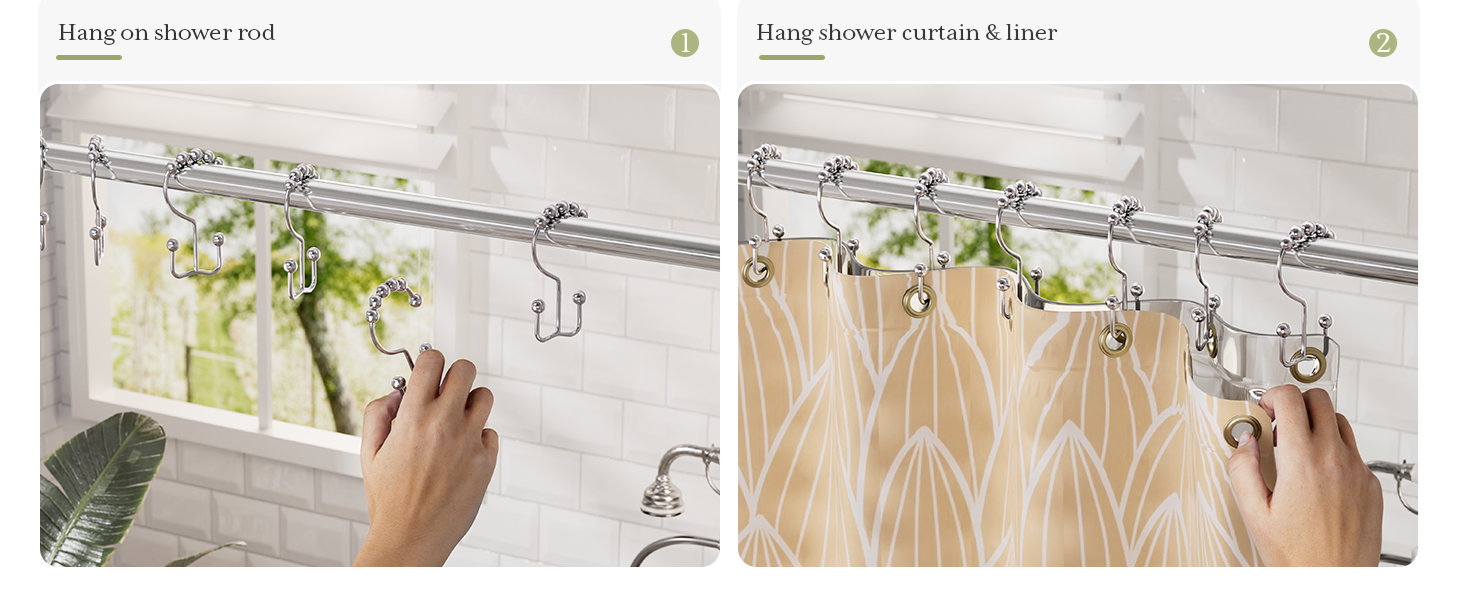 Shower Curtain Hooks