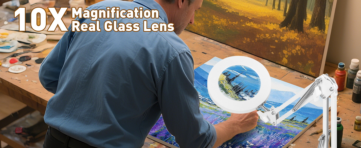 magnifying glasses for crafts 10x magnifying glass with light led magnifying lamp
