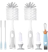 5 in 1 Cleaning Brush Set, Anivona Bottle Brush Cleaner, Multifunctional Cleaning Brush, Water Bo...