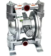 COSMOSTAR D0903 3/4" 1: 1 Double Diaphragm Transfer Pump (Aluminum Body,Teflon Ball, seat and Dia...