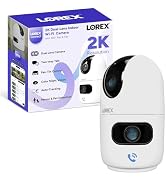 Lorex Connect 2K Indoor Dual Lens Wi-Fi 6 Camera | New Connect App | 360° Pan-Tilt | Person & Pet...