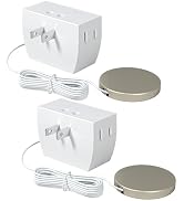 DEWENWILS 2 Pack Touch Dimmer Switch, Plug and Play Lamp Touch Control Pad, Touch Lamp Switch, Di...