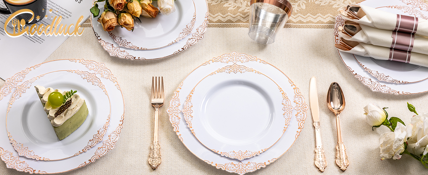 plastic dinnerware set