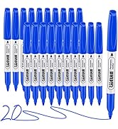 SMELHA XX-JHB-Blue-20, Blue permanent markers, 20 pack