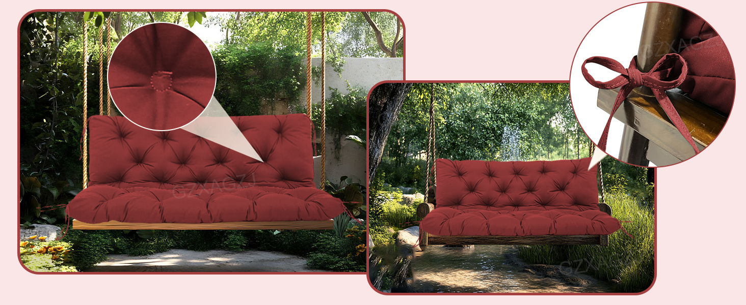 lawn swing cushions