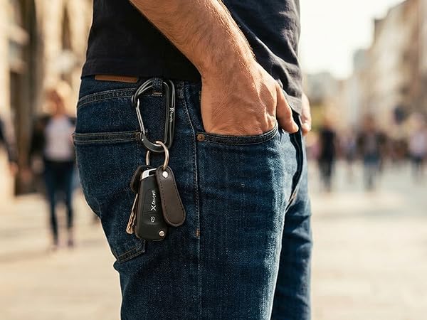 Premium everyday carry. Sleek design makes it the ultimate heavy-duty keychain.