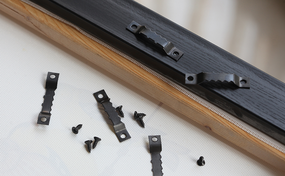 Sawtooth Picture Hangers with 200 Screws Silver Small Sawtooth Hangers for Picture Frames