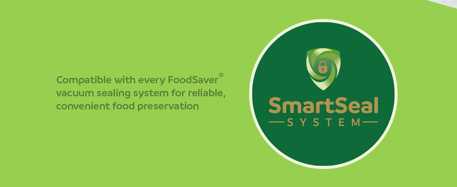 Green background with SmartSeal System logo and text