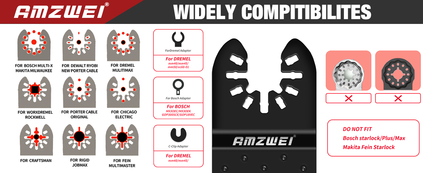 oscillating tool scraper blades
