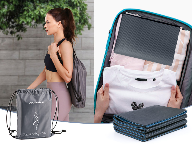 Avoalre Foldable Travel Yoga Mat