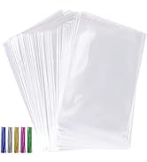 600pcs Cellophane Bags Kit-300pcs 3x4 inch Clear Cellophane Treat Bags Cello Cookie Bag, 300pcs C...