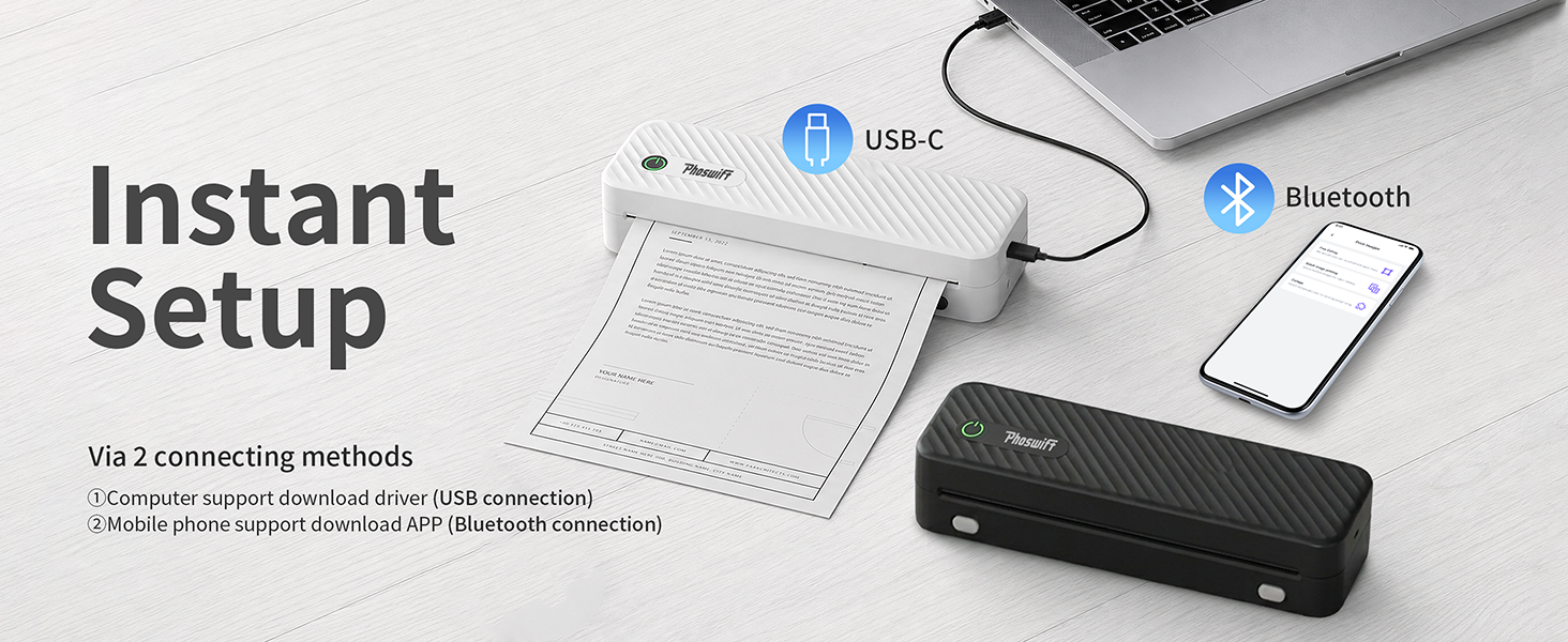 PORTABLE THERMAL PRINTER FOR LAPTOP