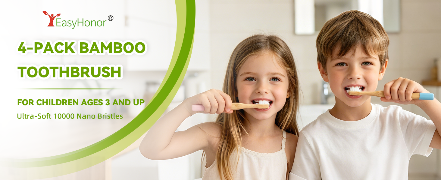 kids Bamboo Toothbrush
