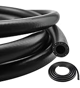 Fuel Line 1/4 Inch ID NBR Fuel Line Hose 4AN Rubber Push on Fuel Hose for Small Engines 10 Feet