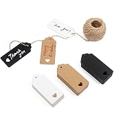 150ct Kraft Gift Tags Labels with String (3 Colors)